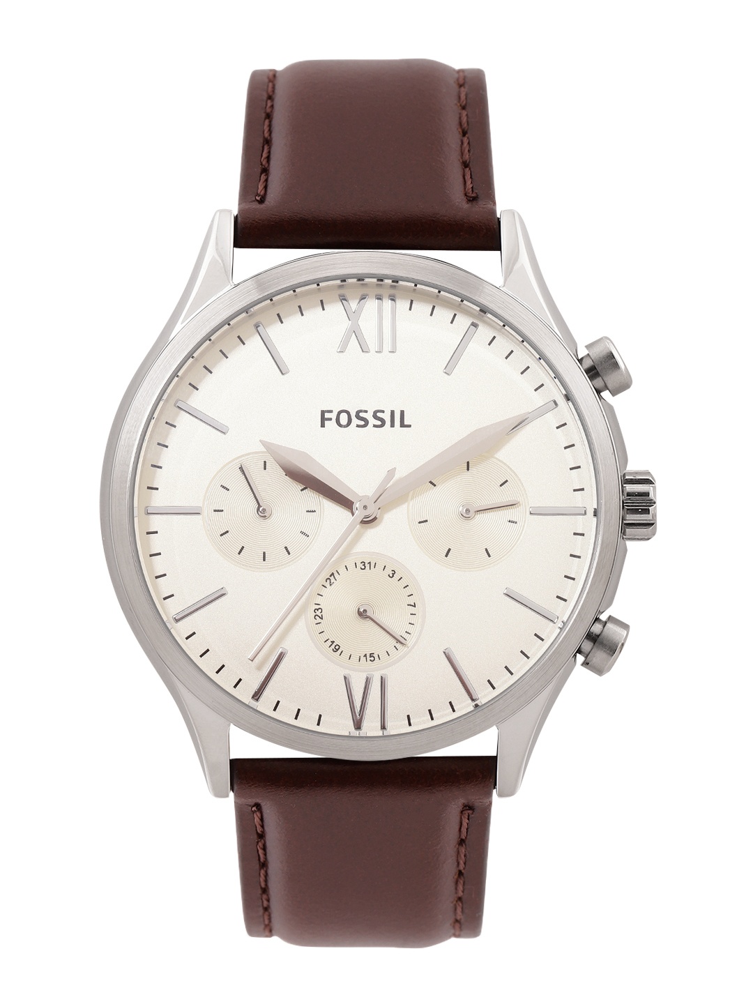 

Fossil Men Fenmore Analogue Watch BQ2363, Silver