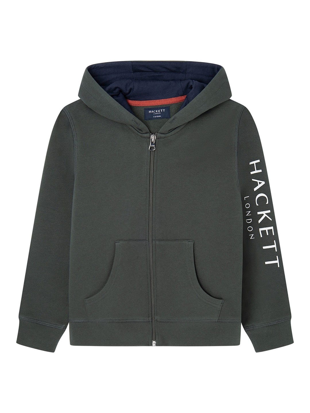 

HACKETT LONDON Boys Hooded Pure Cotton Sweatshirt, Green