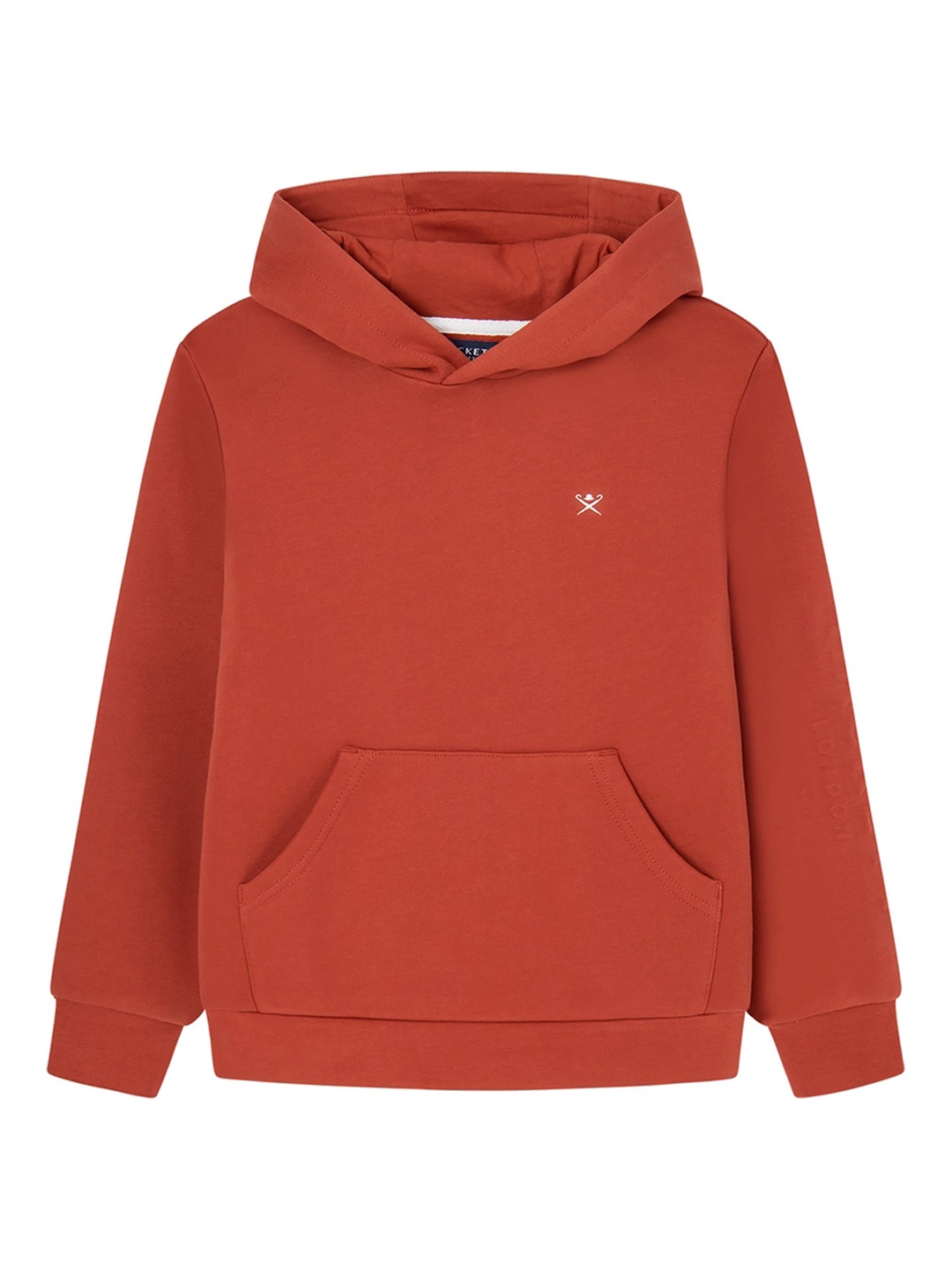 

HACKETT LONDON Boys Hooded Pure Cotton Sweatshirt, Red