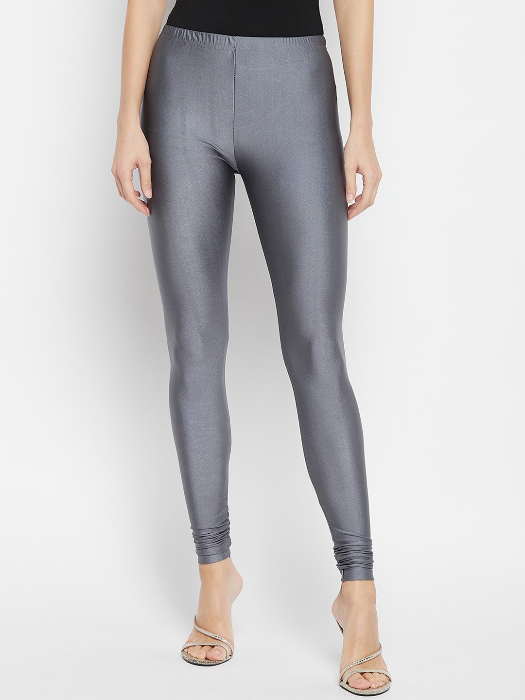 

THE PAJAMA FACTORY Women Churidar Length Legging, Grey