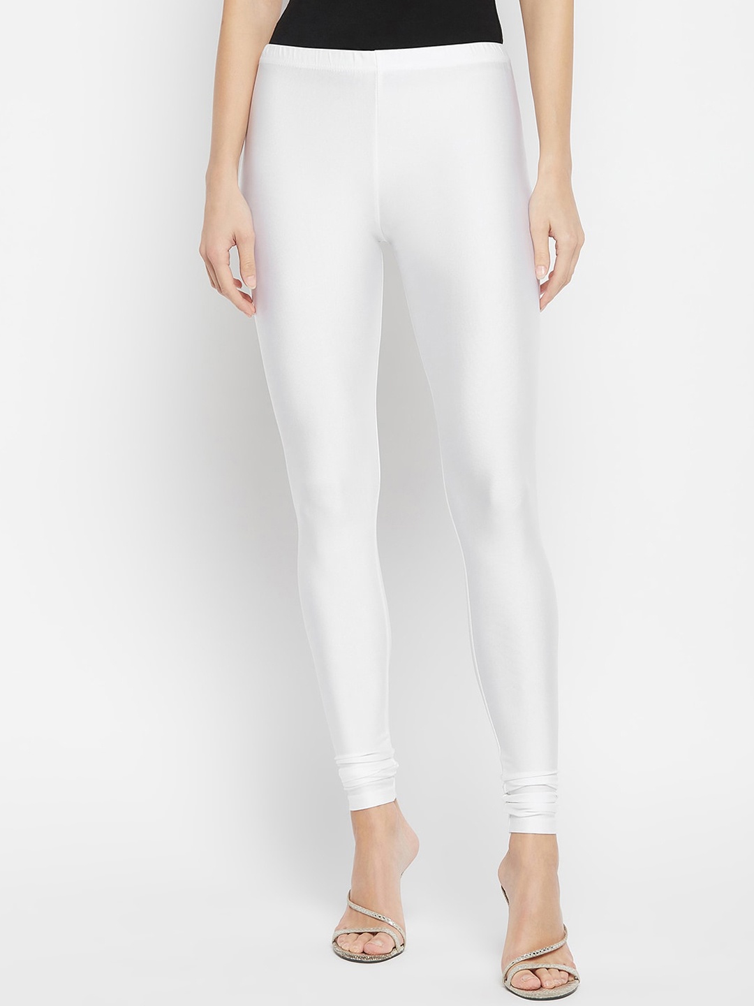 

THE PAJAMA FACTORY Simmer Churidar Length Leggings, White