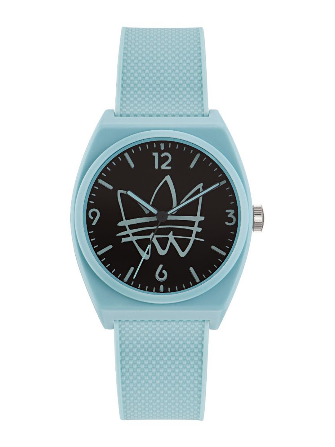 

ADIDAS Originals Textured Silicon Analogue Watch AOST22563, Black