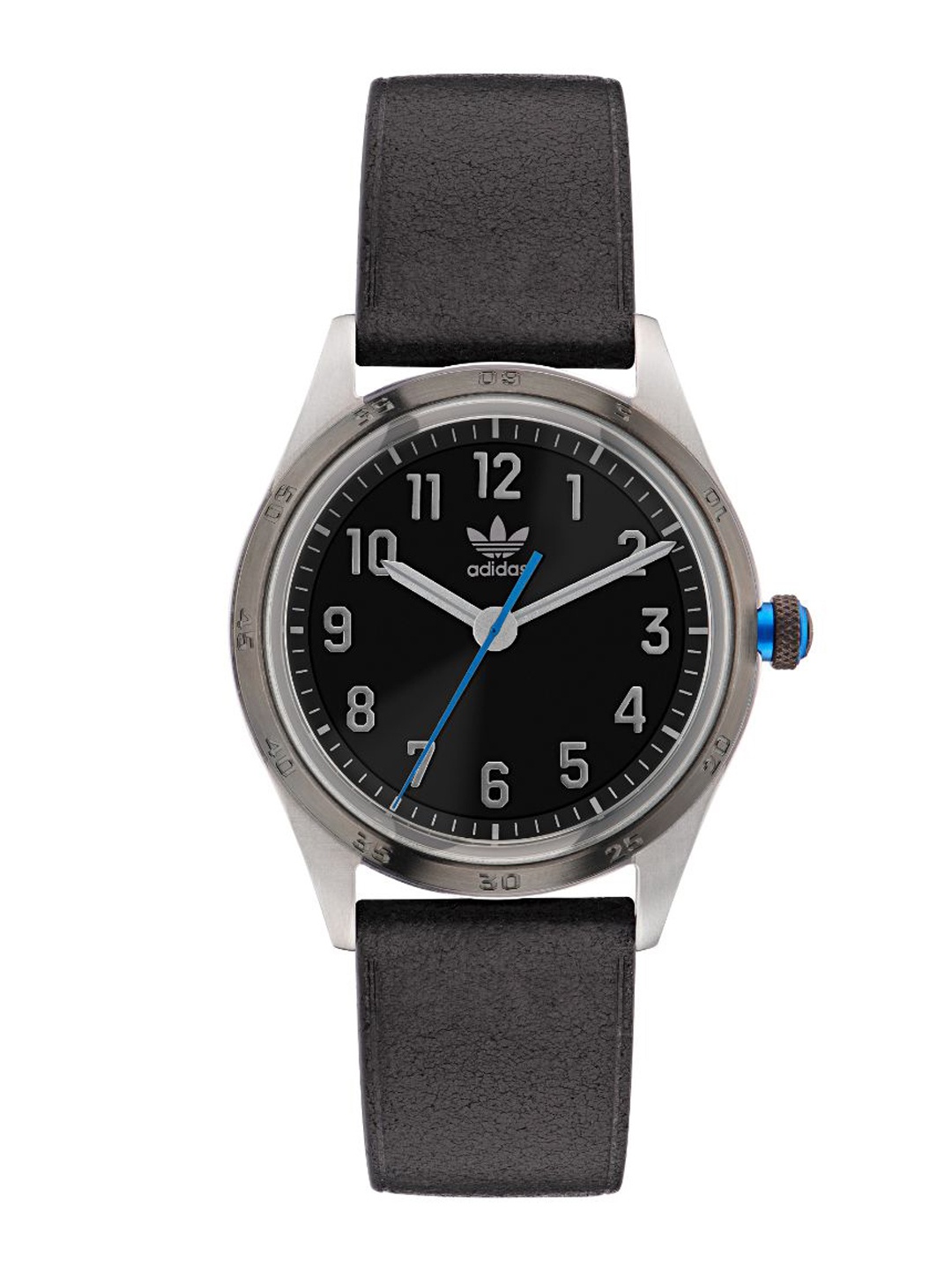 

ADIDAS Originals Unisex Leather Straps Analogue Watch AOSY22528, Black