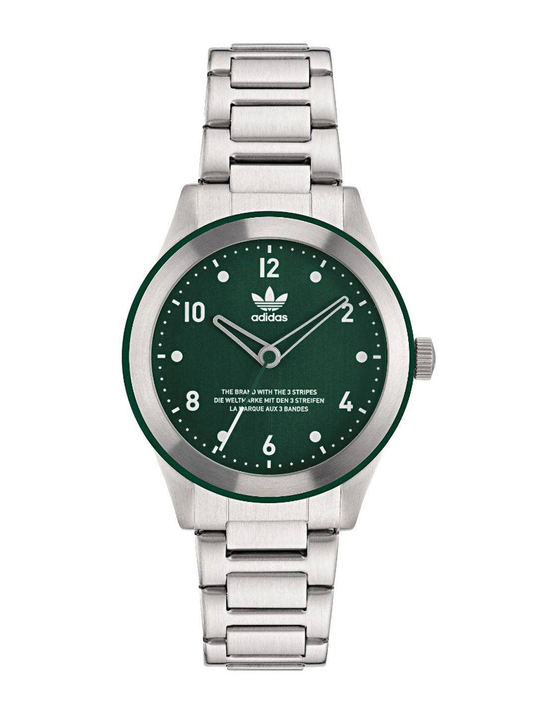 

ADIDAS Originals Unisex Printed Dial & Stainless Steel Straps Analogue Watch AOSY22520, Green