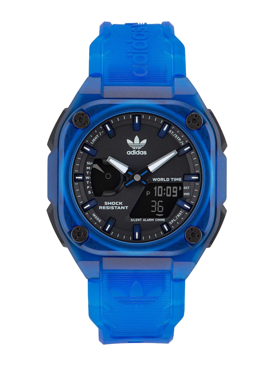 

ADIDAS Originals Unisex Printed Dial & Analogue and Digital Watch AOST23058, Black