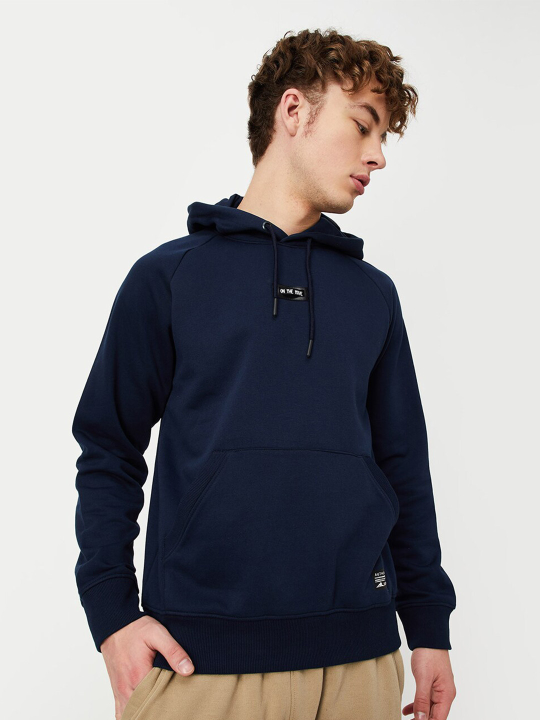 

max Hooded Pullover Sweatshirt, Blue