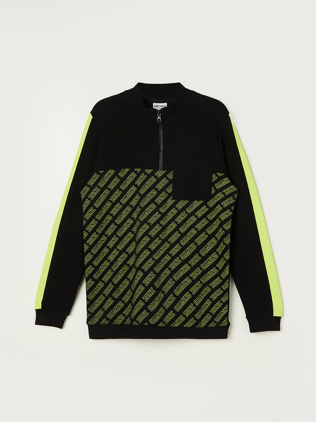 

Fame Forever by Lifestyle Boys Typography Printed Sweatshirt, Black