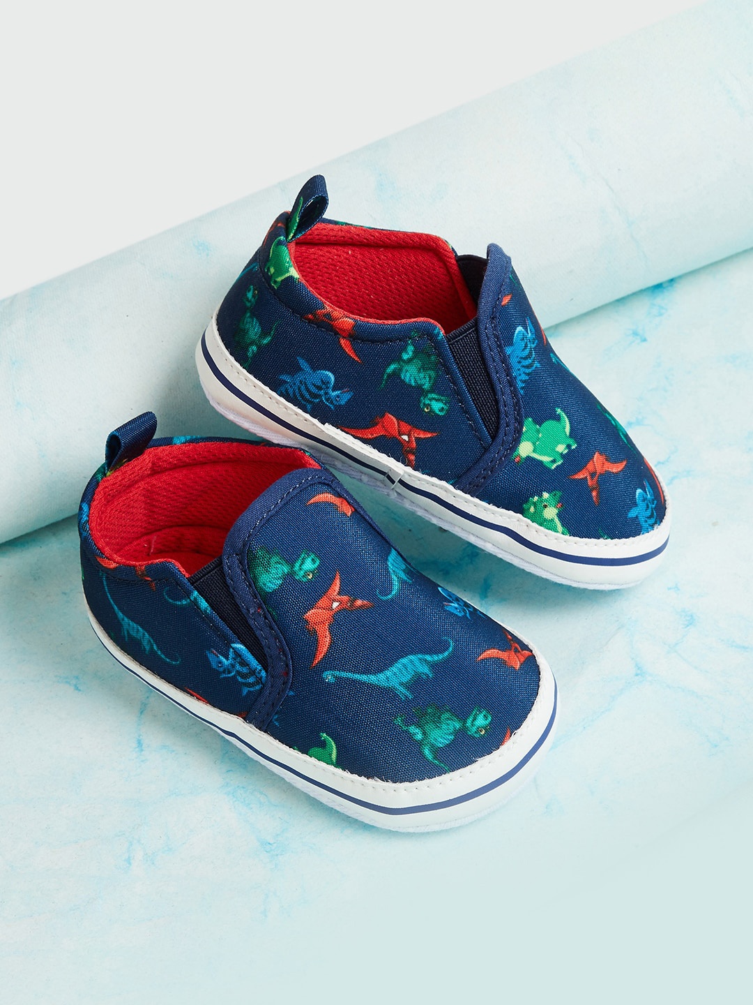 

Fame Forever by Lifestyle Infant Boys Printed Comfort Insole Slip-On Sneakers, Blue