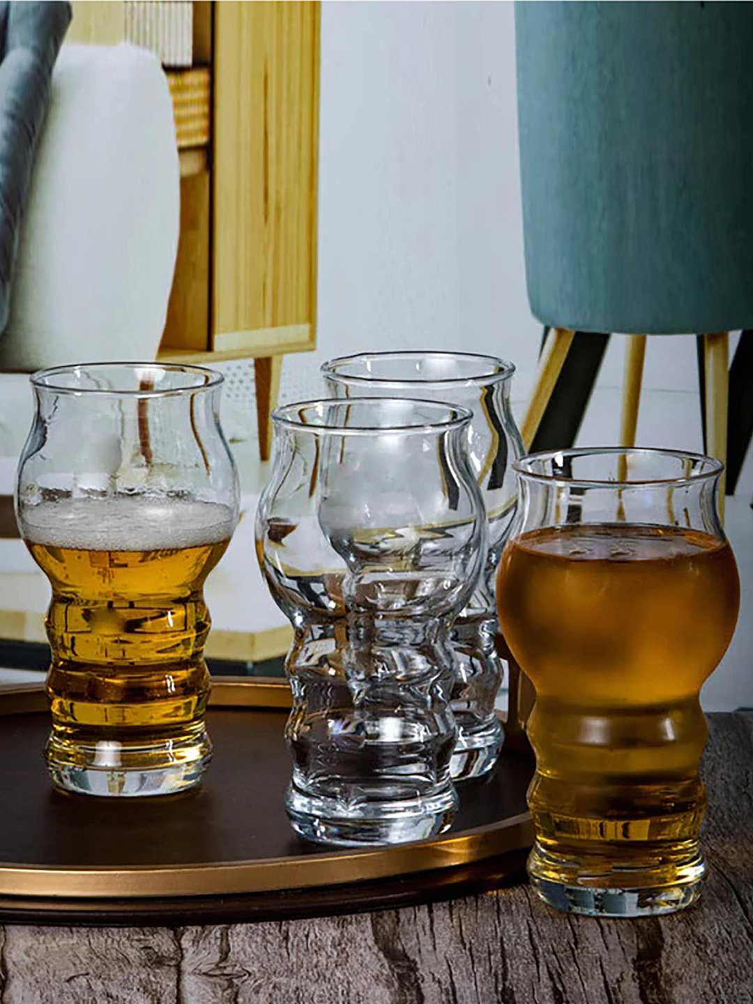 

Pasabahce 4-Pcs Transparent Beer Glasses-430 Ml