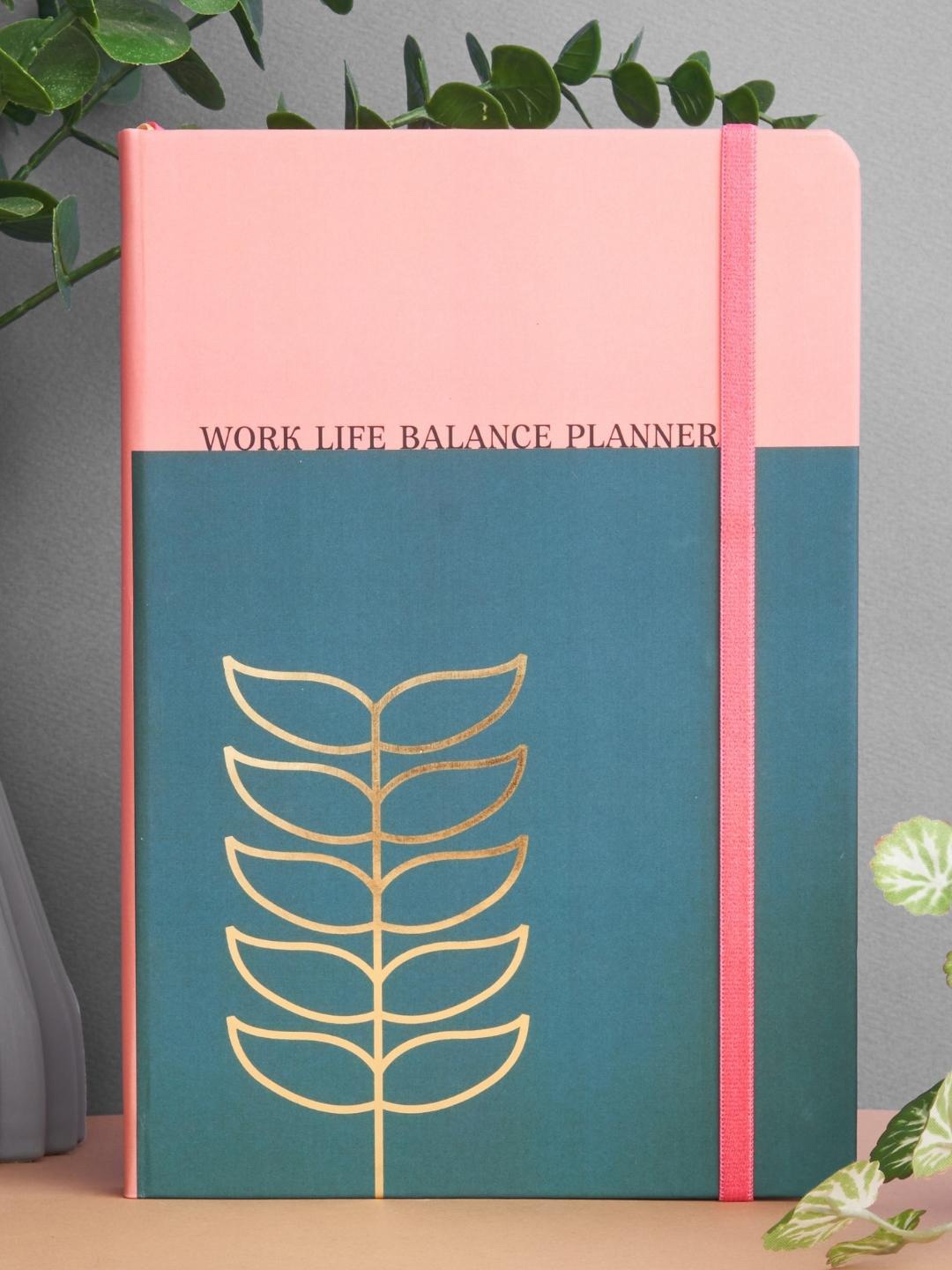 

Doodle Work Life Balance Planner Notebook 336 Pages A5, Blue