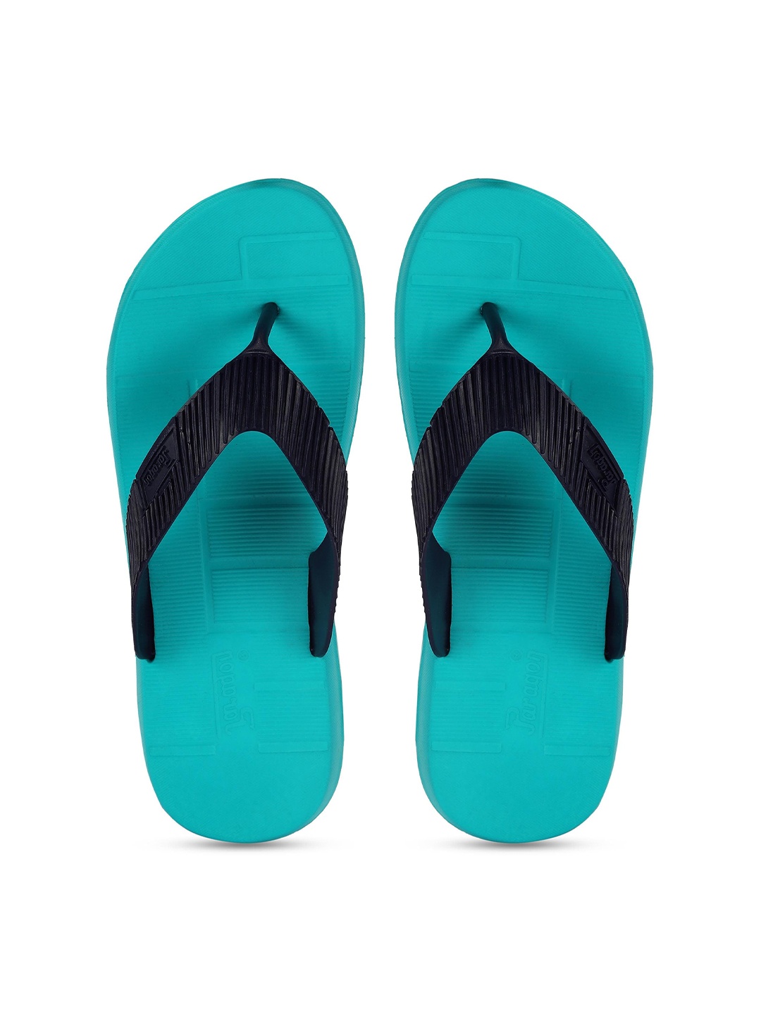 

Paragon Men Textured Lightweight Thong Flip-Flops, Turquoise blue