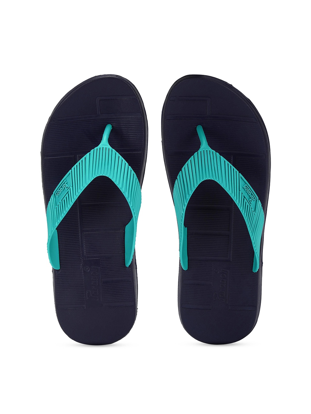 

Paragon Men Textured Lightweight Thong Flip-Flops, Navy blue
