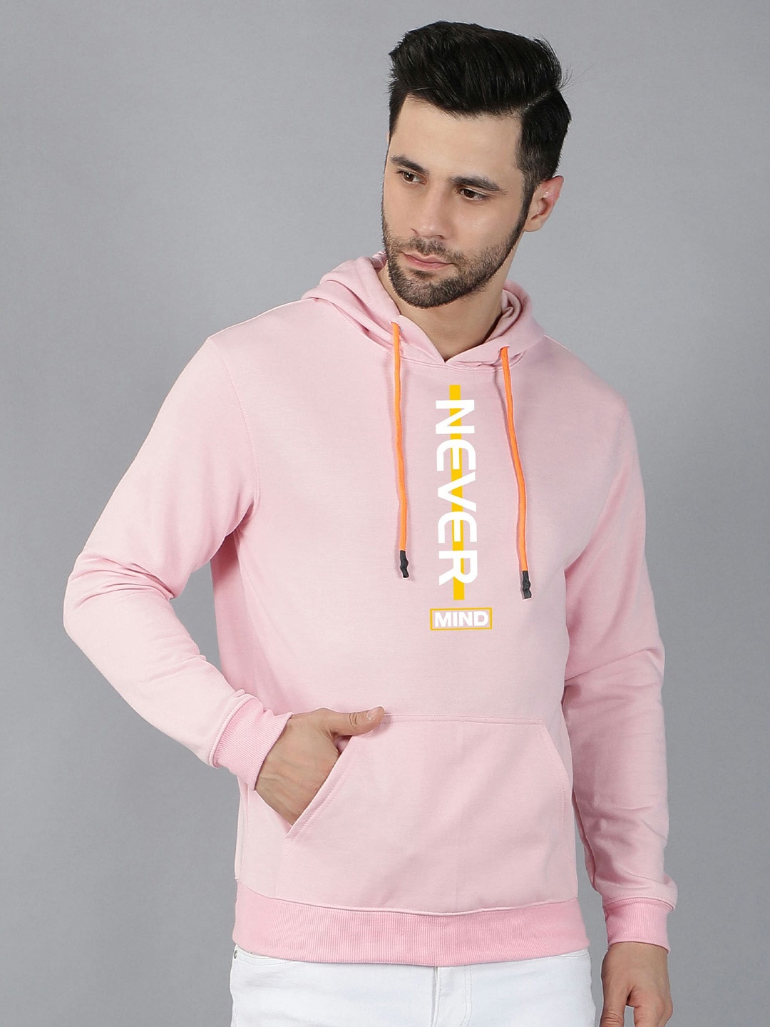 

Fashion And Youth Hooded Printed Sweatshirt, Pink