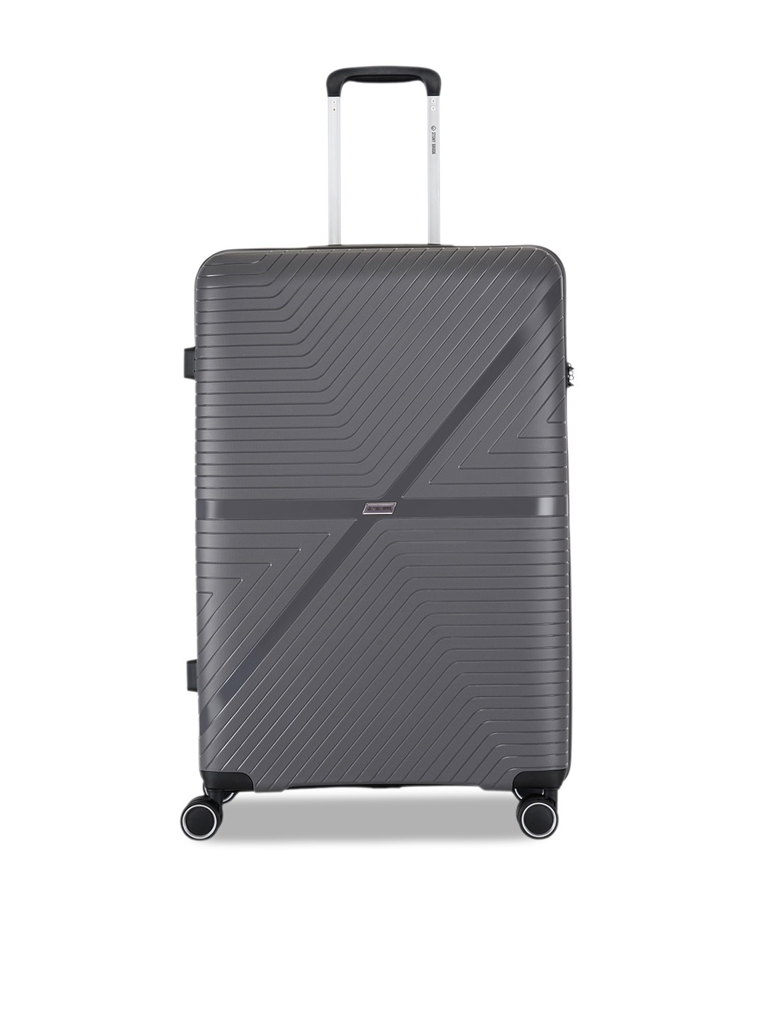 

Stony Brook by Nasher Miles Axis Textured Hard-Sided Large Trolley Suitcase, Green