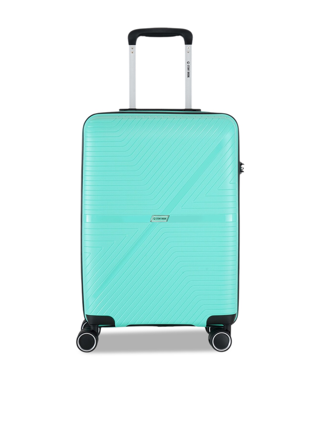 

Stony Brook by Nasher Miles Axis Textured Hard-Sided Cabin Trolley Suitcase, Blue