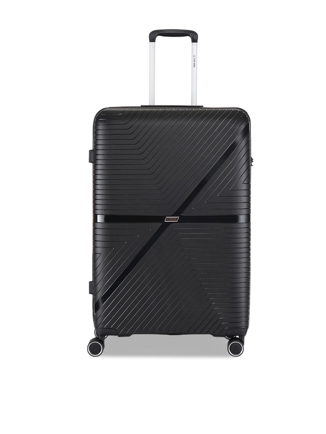 

Stony Brook by Nasher Miles Axis Textured Hard-Sided Large Trolley Suitcase, Black