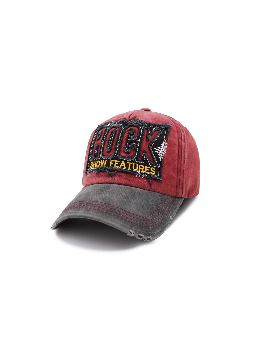 

JENNA Unisex Embroidered Baseball Cap, Red