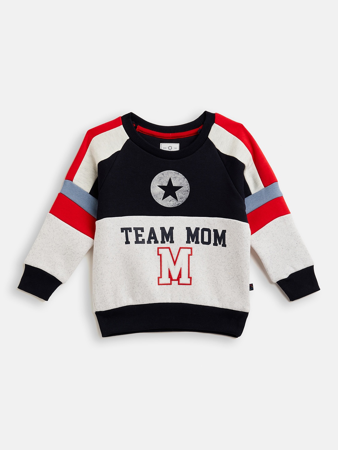 

Ben & Joe Boys Colourblocked Sweatshirt, Navy blue