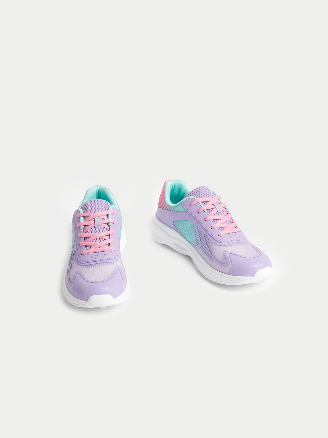 

Marks & Spencer Girls Colourblocked Sneakers, Lavender