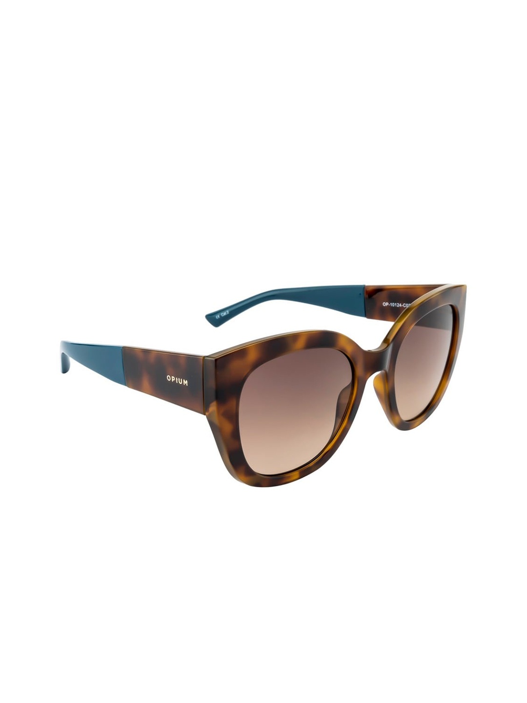OPIUM Butterfly Sunglasses with UV Protected Lens, Brown