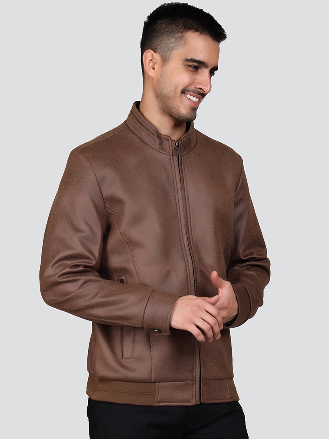 

YOUNG CLUB CLASSIC Lightweight Sporty Jacket, Brown