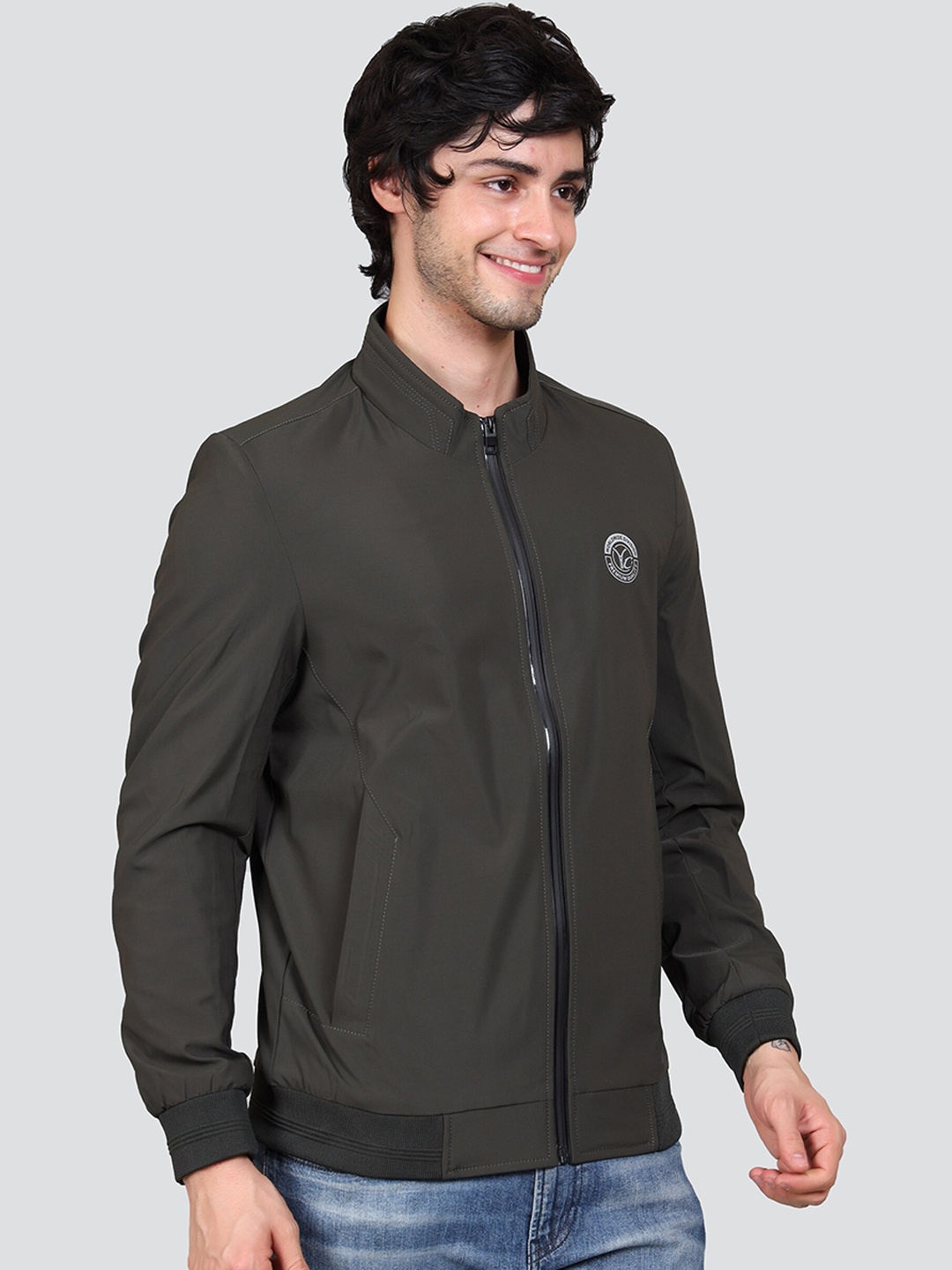 

YOUNG CLUB CLASSIC Lightweight Bomber Jacket, Green