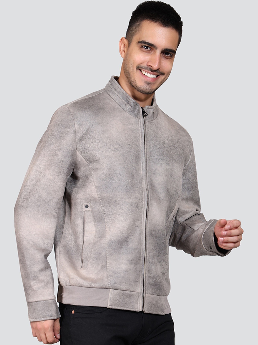 

YOUNG CLUB CLASSIC Lightweight Bomber Jacket, Grey