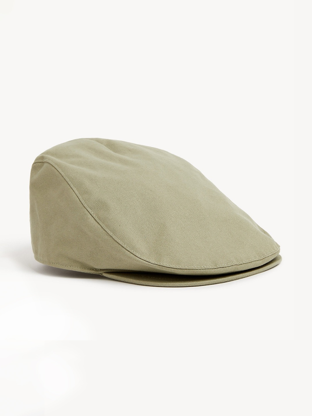 

Marks & Spencer Men Pure Cotton Ascot Cap, Green