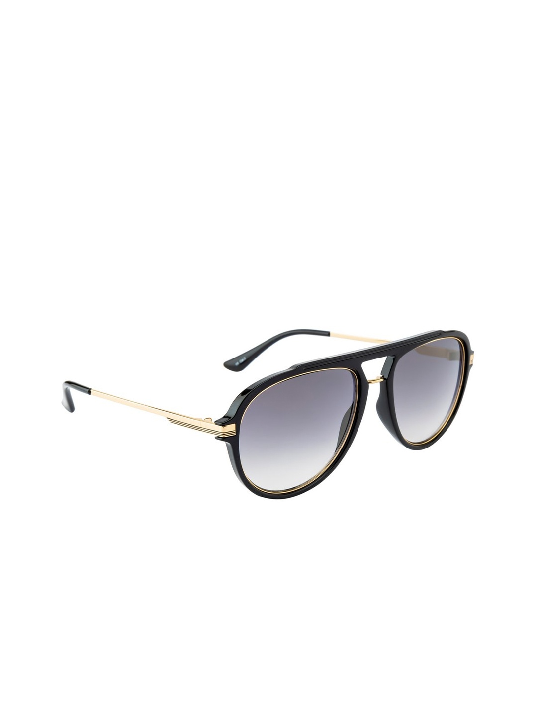

OPIUM Men Lens & Black Aviator Sunglasses with UV Protected Lens, Grey