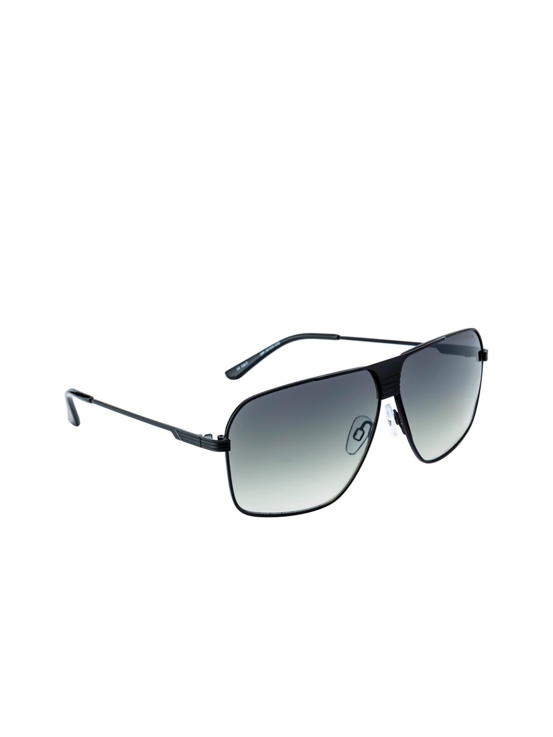 OPIUM Men Oval Sunglasses with UV Protected Lens, Grey