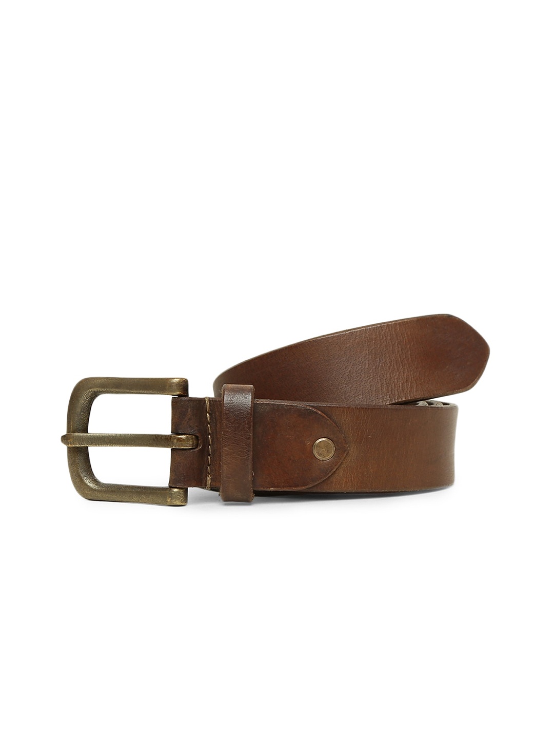 

ART N VINTAGE Men Leather Formal Belt, Brown