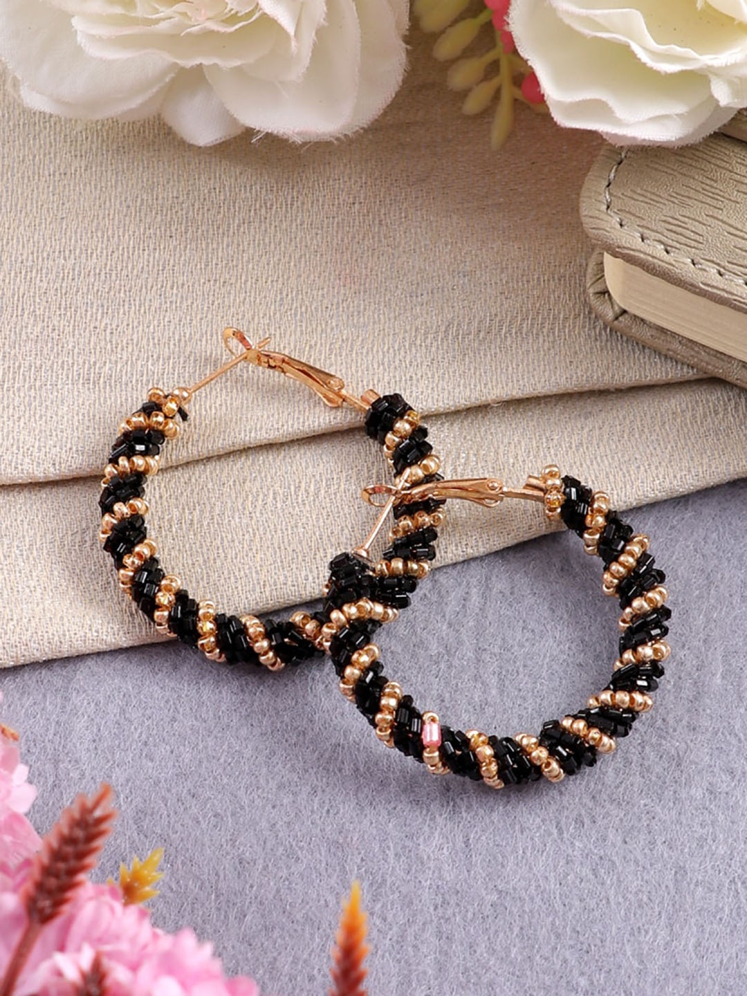 

UNIVERSITY TRENDZ Gold Plated Classic Hoop Earrings