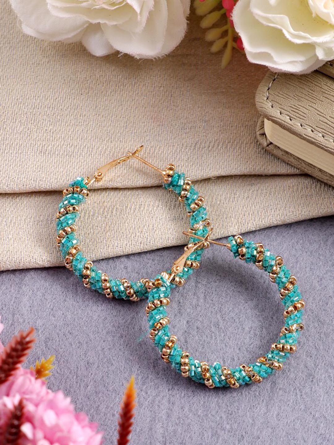 

UNIVERSITY TRENDZ Gold Plated Hoop Earrings