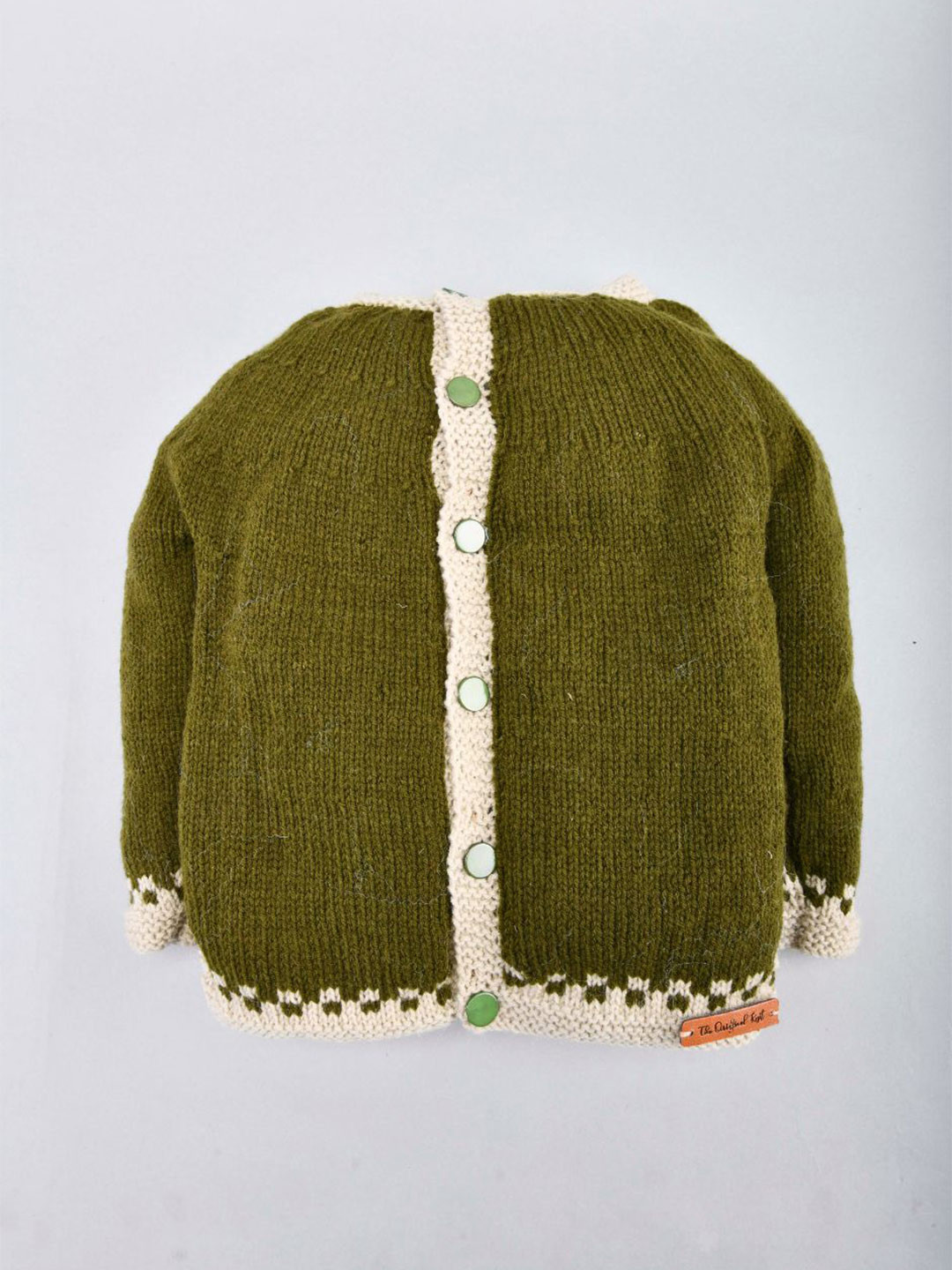 

The Original Knit Kids Ribbed Cardigan, Green