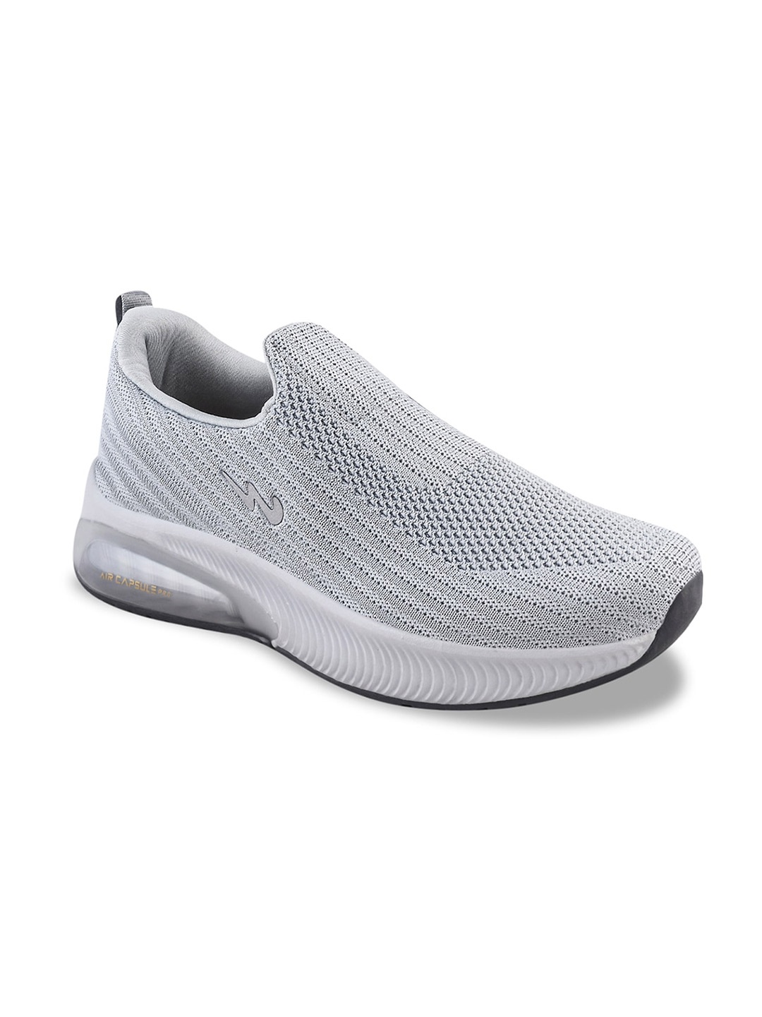

Campus Men PANEL Memory Massage Tech Insole Textile Walking Shoes, Grey