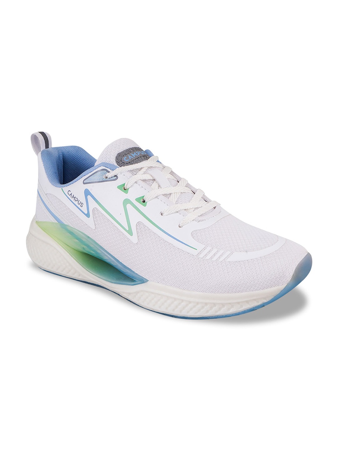 

Campus Men Mesh Running Shoes, White
