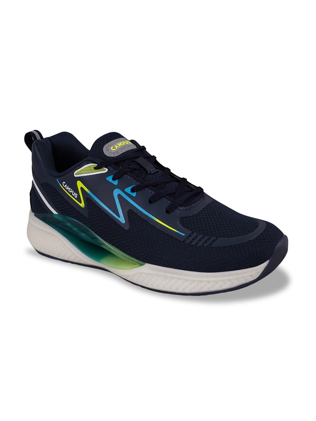 

Campus Men Mesh Running Shoes, Navy blue
