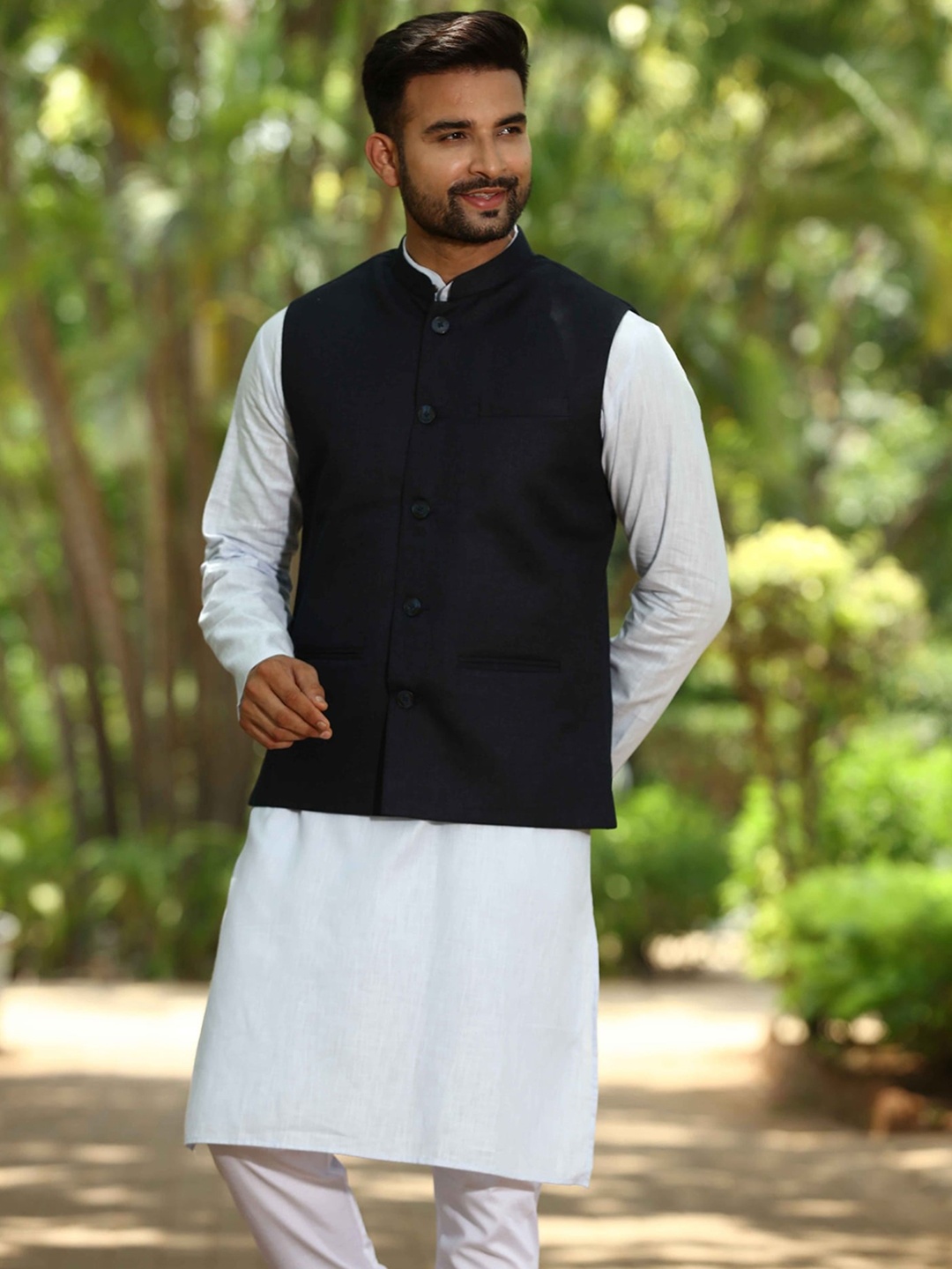

Authentics Nehru Jacket, Blue