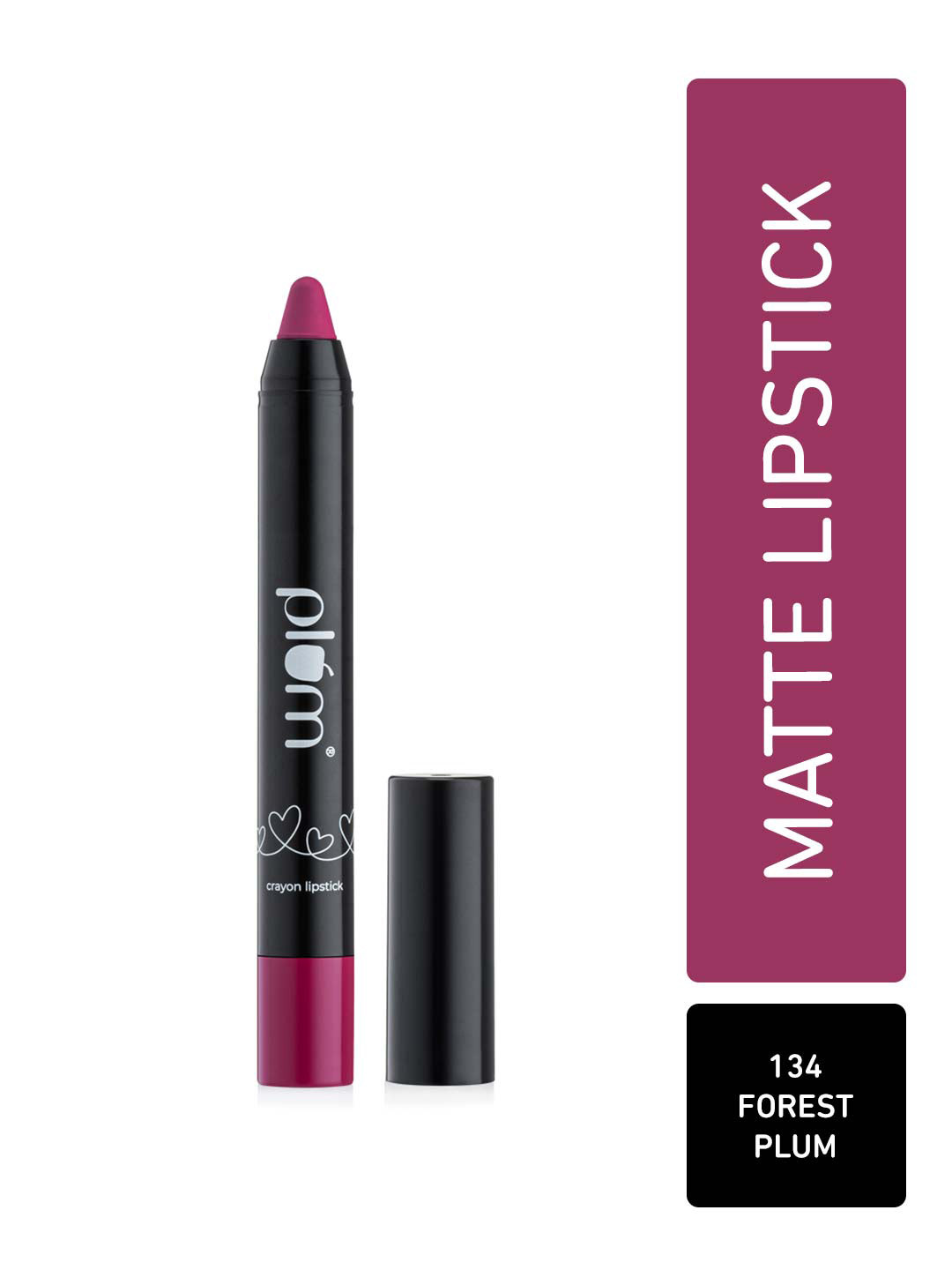 

Plum Twist & Go Airbrushed Finish Matte Crayon Lipstick - 1.8g - Forrest Plum 134, Na