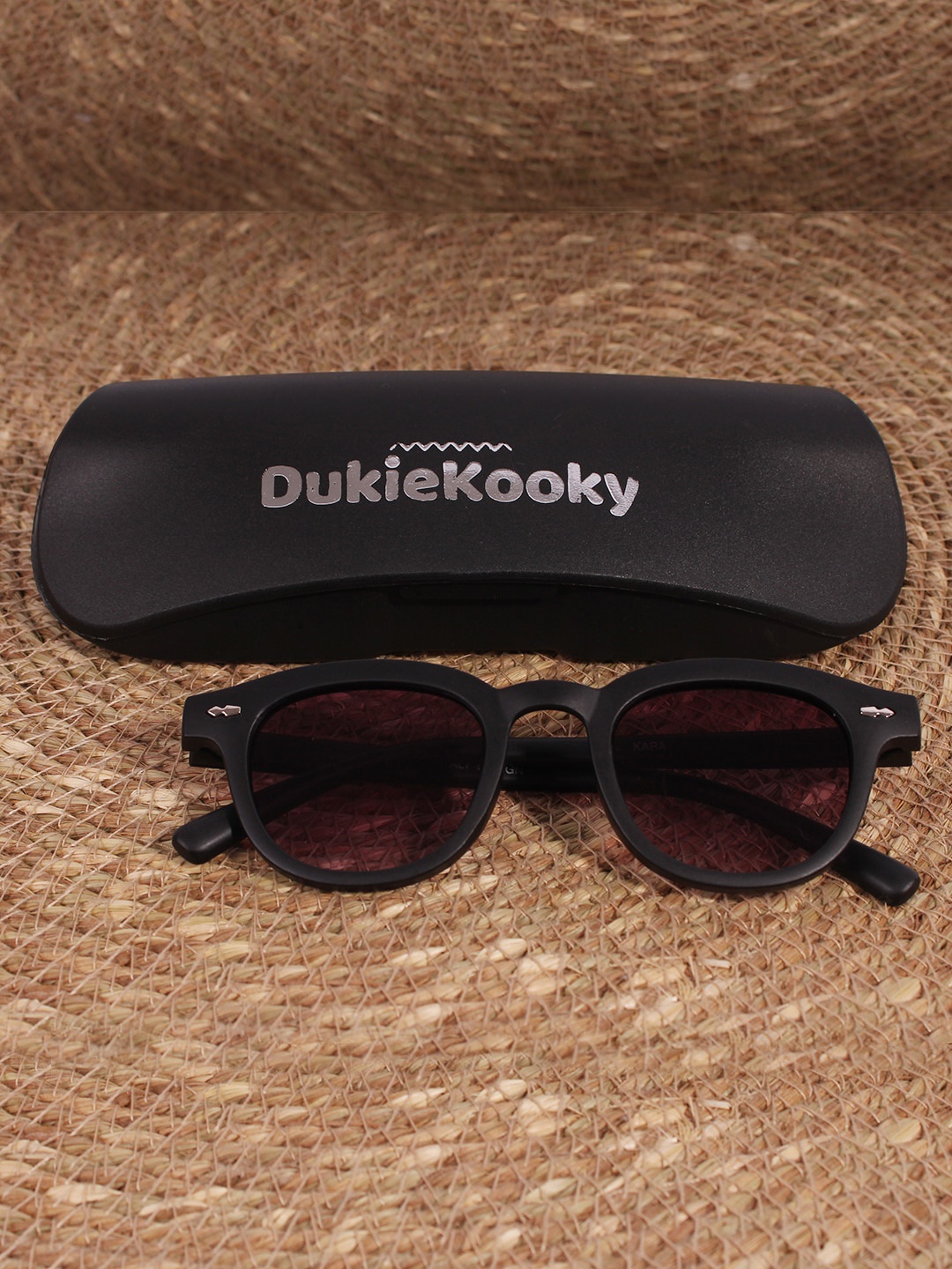 

DukieKooky Kids Wayfarer Sunglasses With UV Protected Lens DKSG409D, Purple