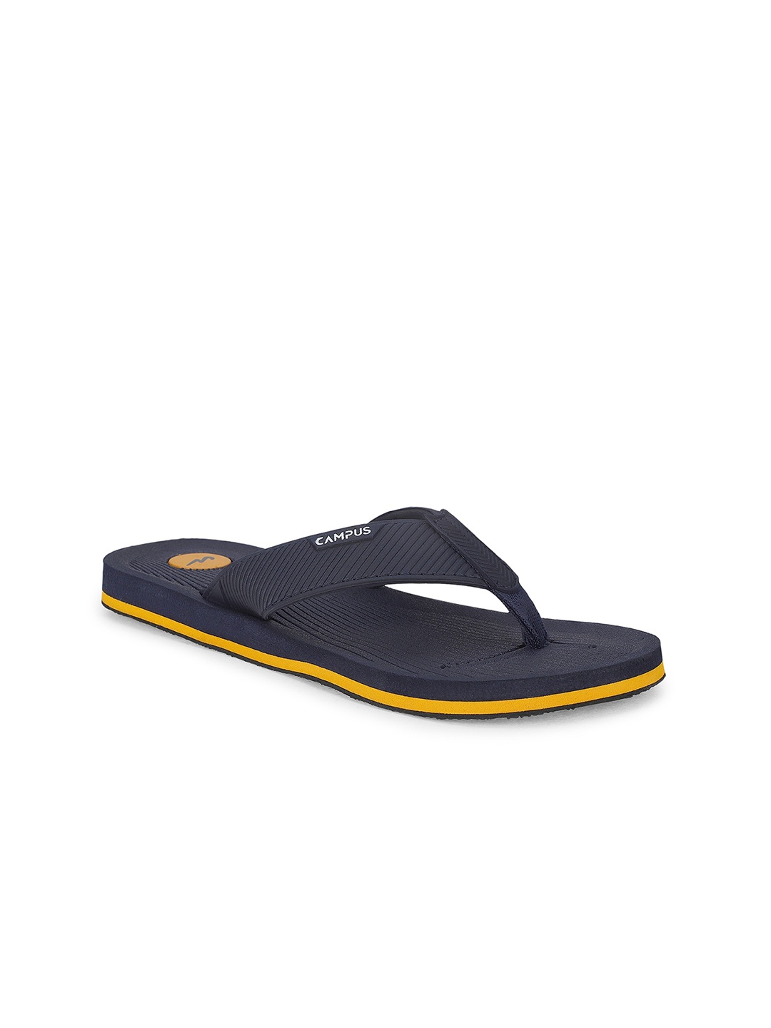 

Campus Men Textured Thong Flip-Flops, Blue