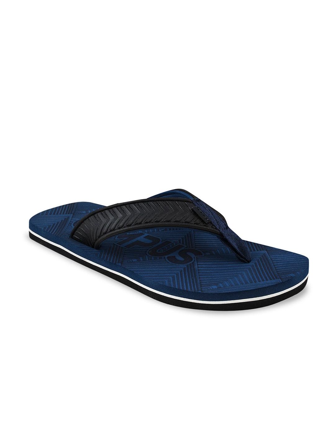 

Campus Men Textured Thong Flip-Flops, Navy blue