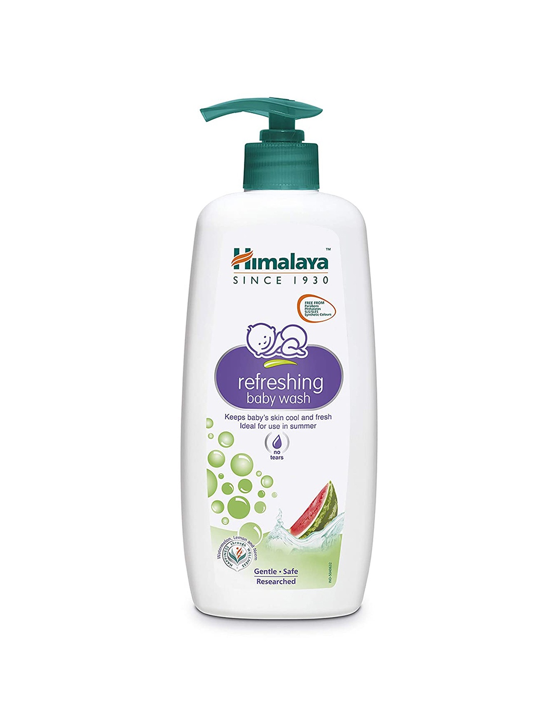 

Himalaya Refreshing No Tears Baby Wash With Watermelon & Lemon - 400ml, White