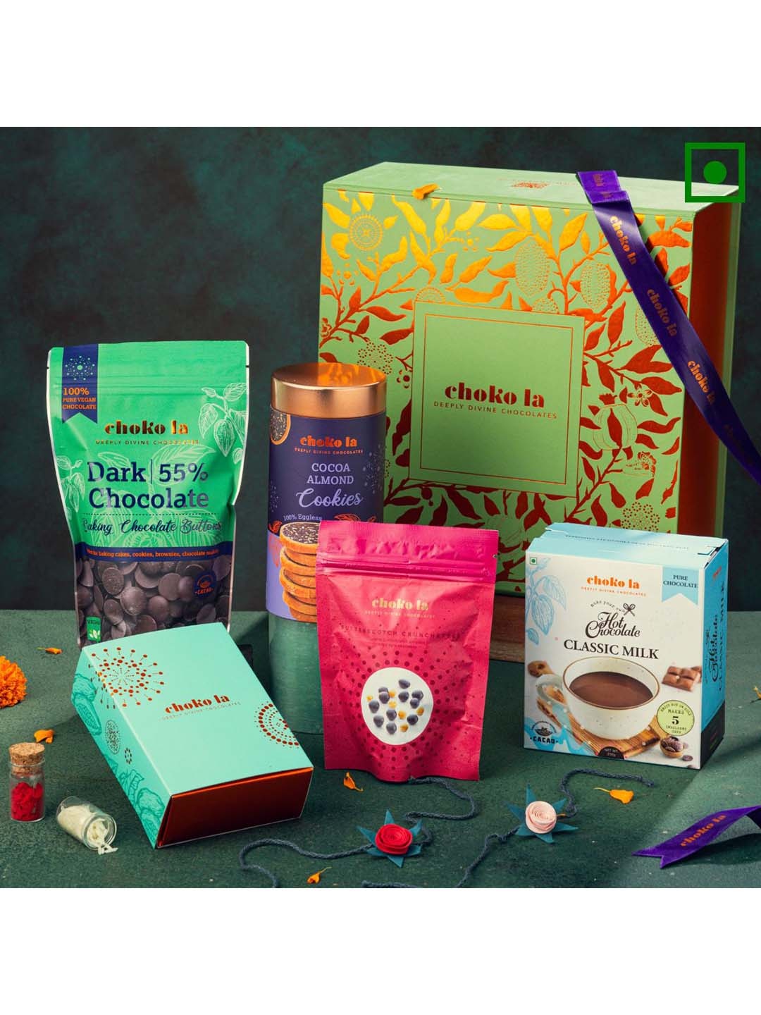 

choko la Chocolate Hamper Gift - 840 gms, Brown