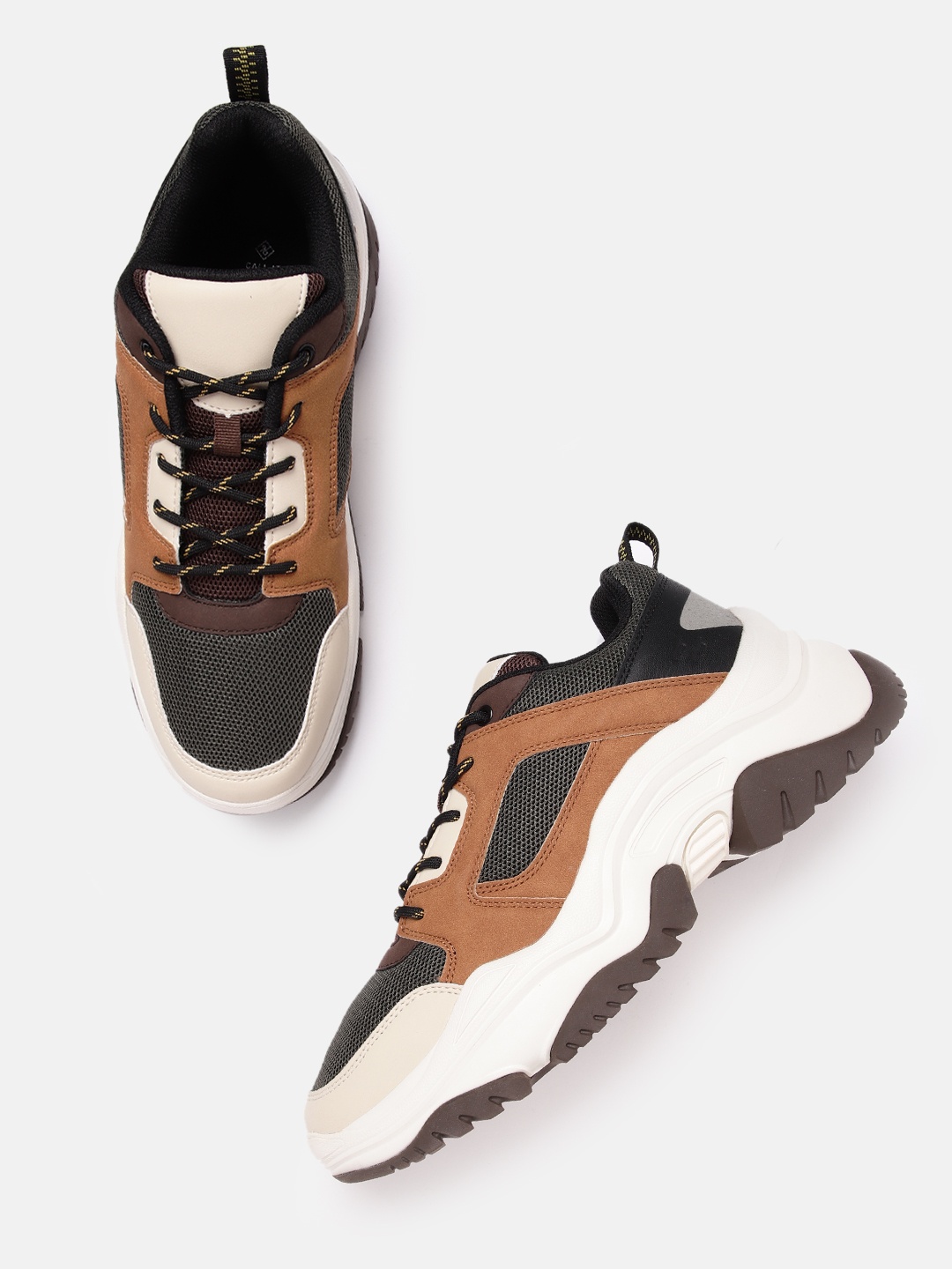 

Call It Spring Men Colourblocked Everyday Sneakers, Green