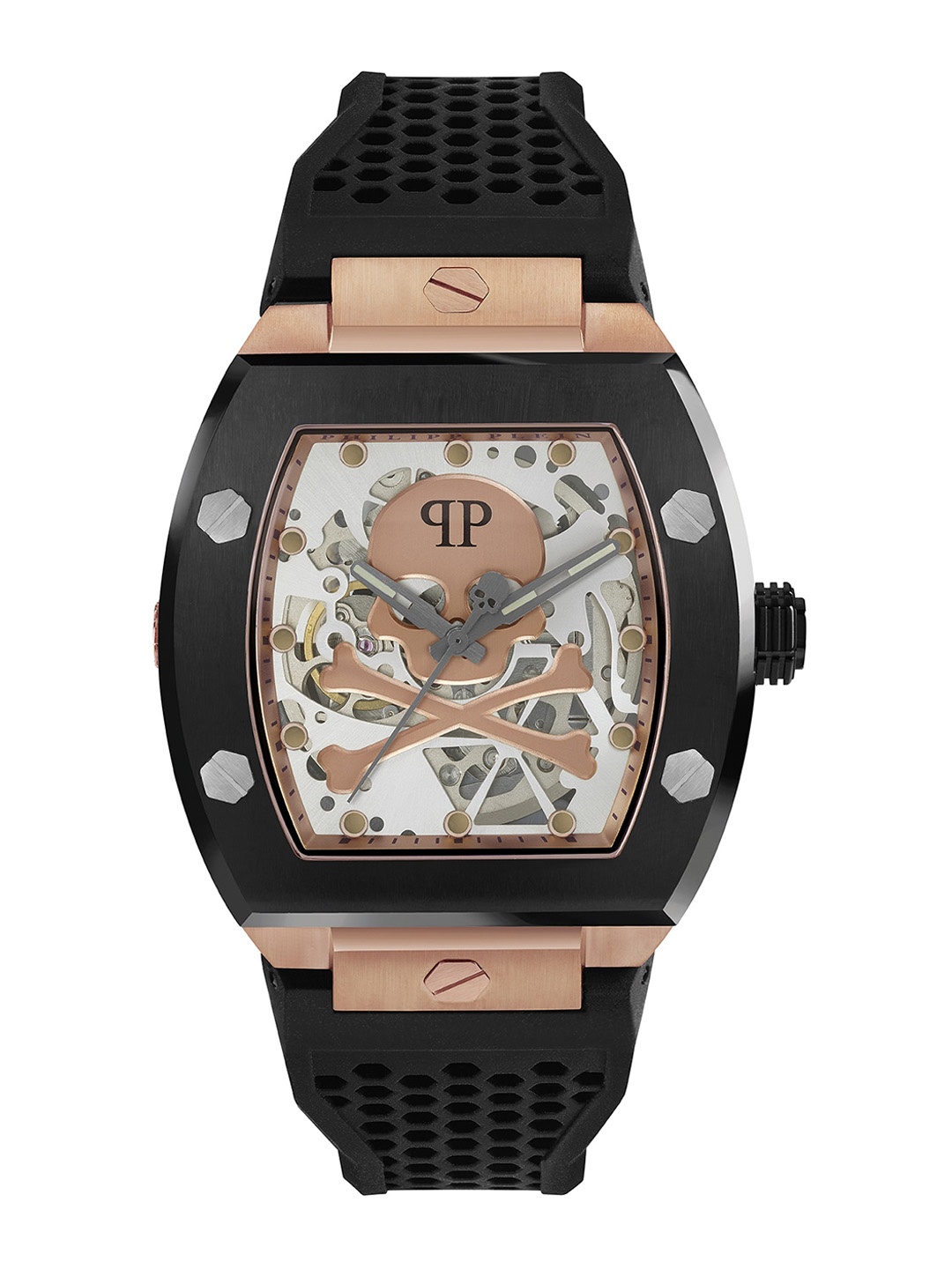 

PHILIPP PLEIN Men Straps Analogue Automatic Watch PWBAA0121, Grey