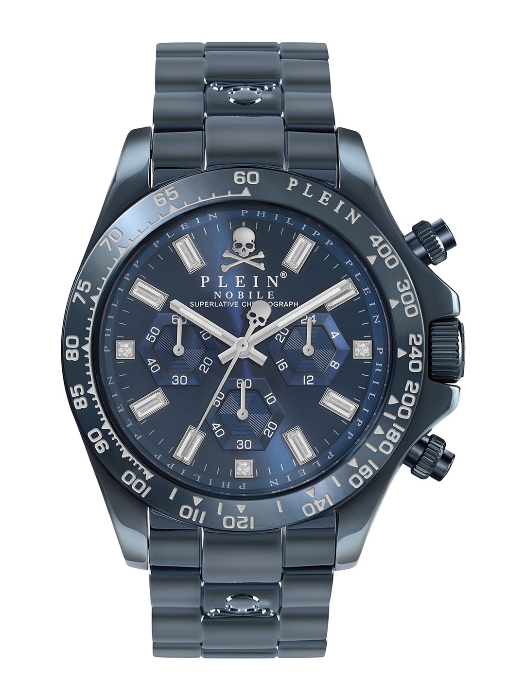 

PHILIPP PLEIN Men Bracelet Style Straps Analogue Watch PWCAA0521, Blue