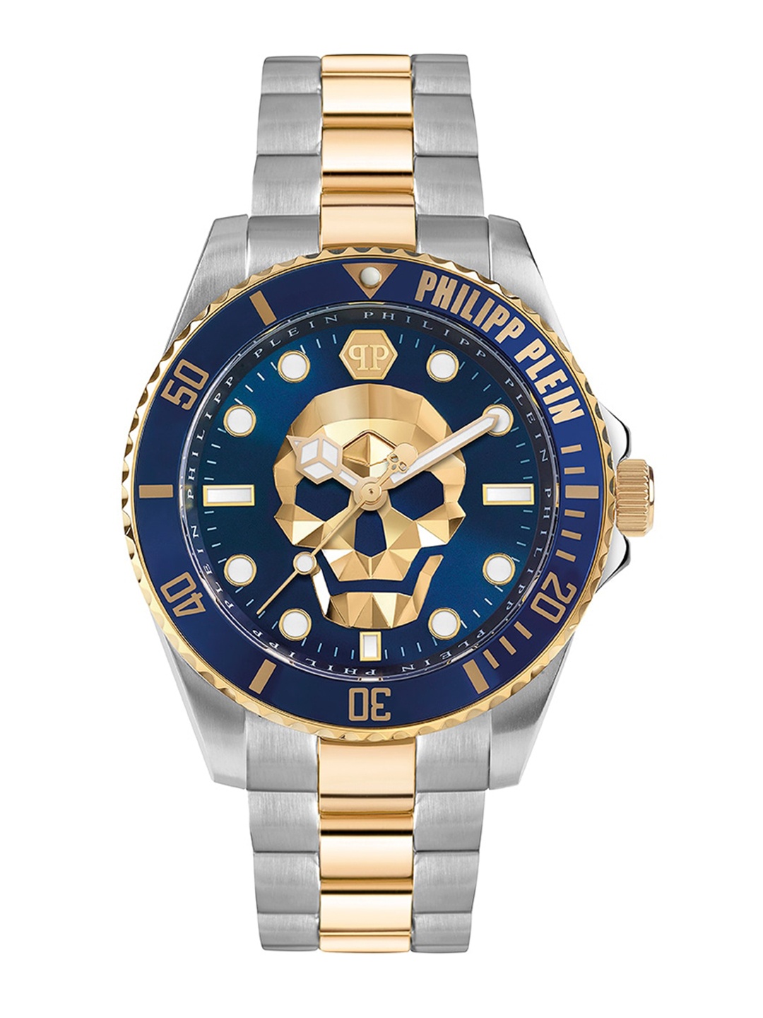 

PHILIPP PLEIN Men Printed Dial & Bracelet Style Straps Analogue Watch PWOAA0722, Blue