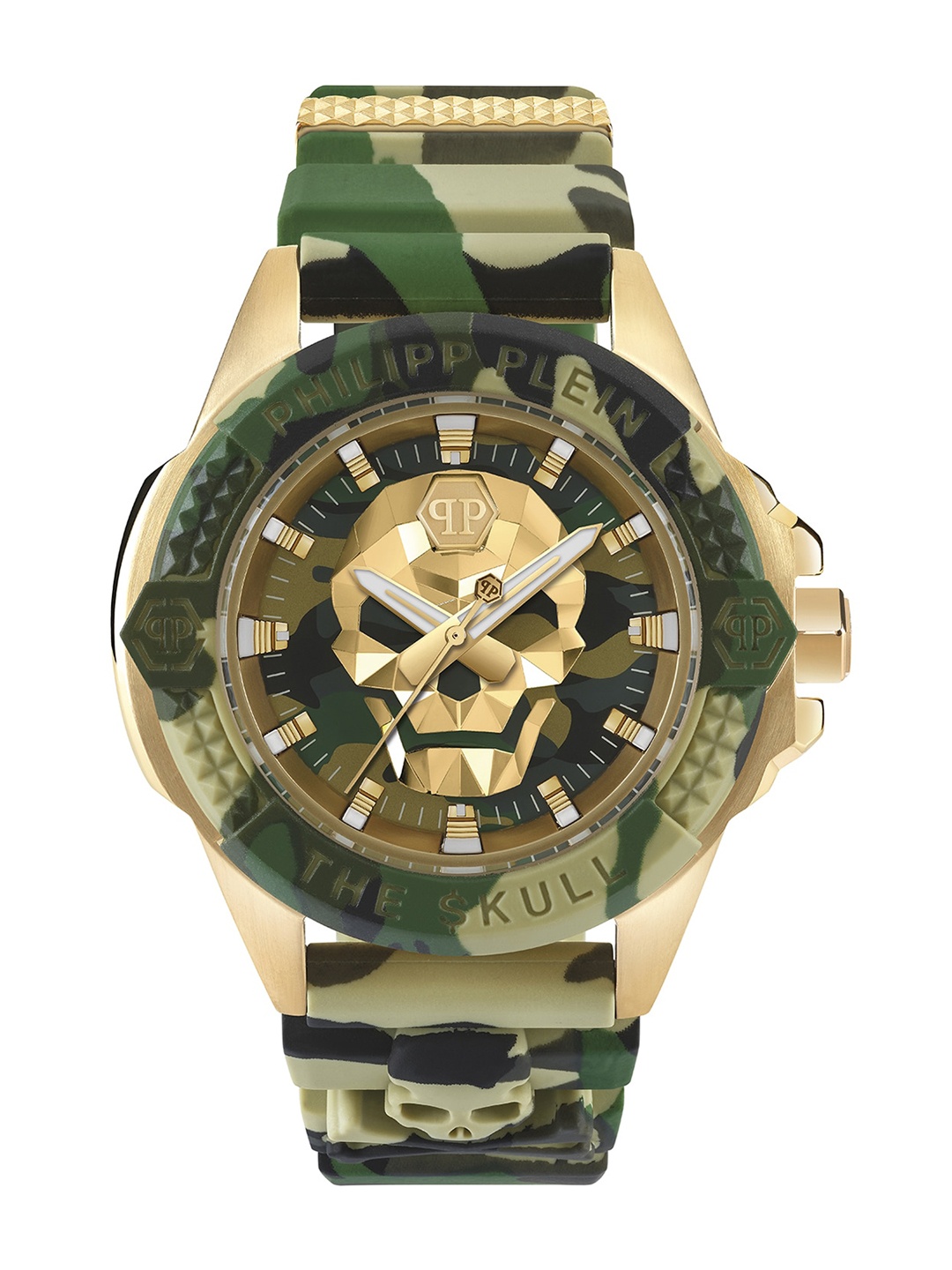 

PHILIPP PLEIN Men Printed Dial & Straps Analogue Watch PWAAA0921, Green