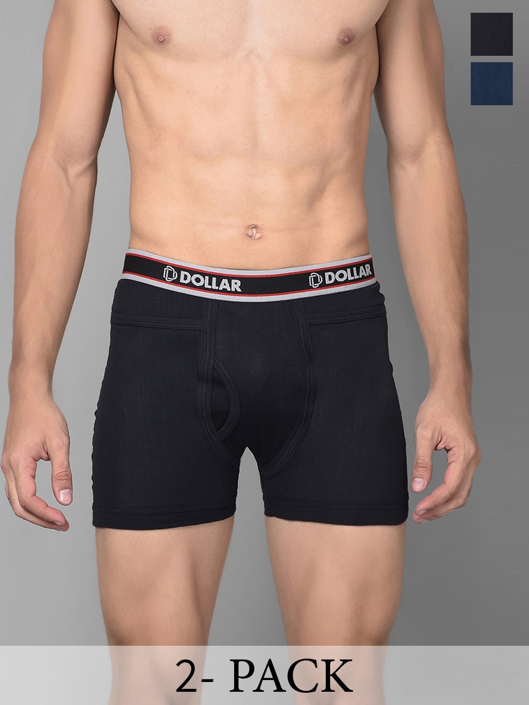 

Dollar Bigboss Pack Of 2 Assorted Combed Cotton Trunks MBTR-05-ICSPCD-PO2-CO3